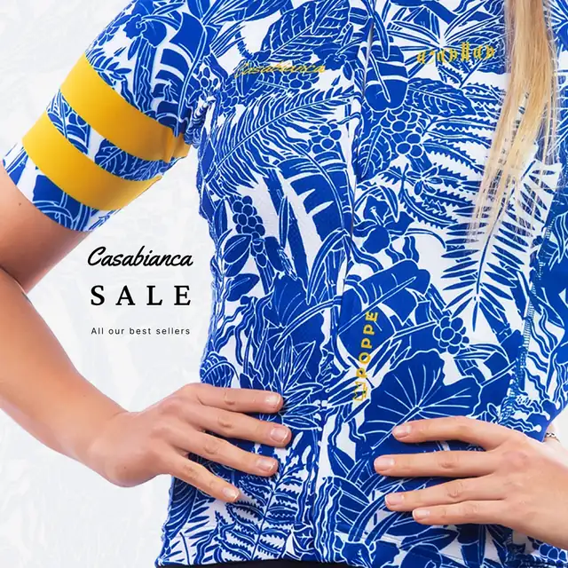 Casabianca sale post - palm print jersey