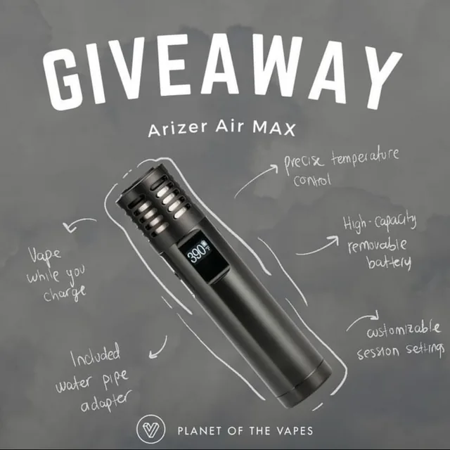 Arizer Air Max giveaway story