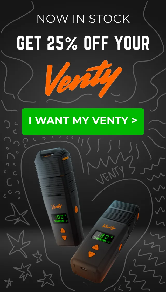 Venty in stock - email banner