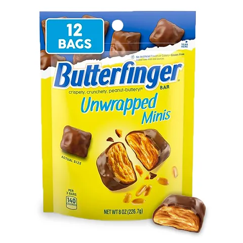 PDP hero variant A: Butterfinger Unwrapped Minis